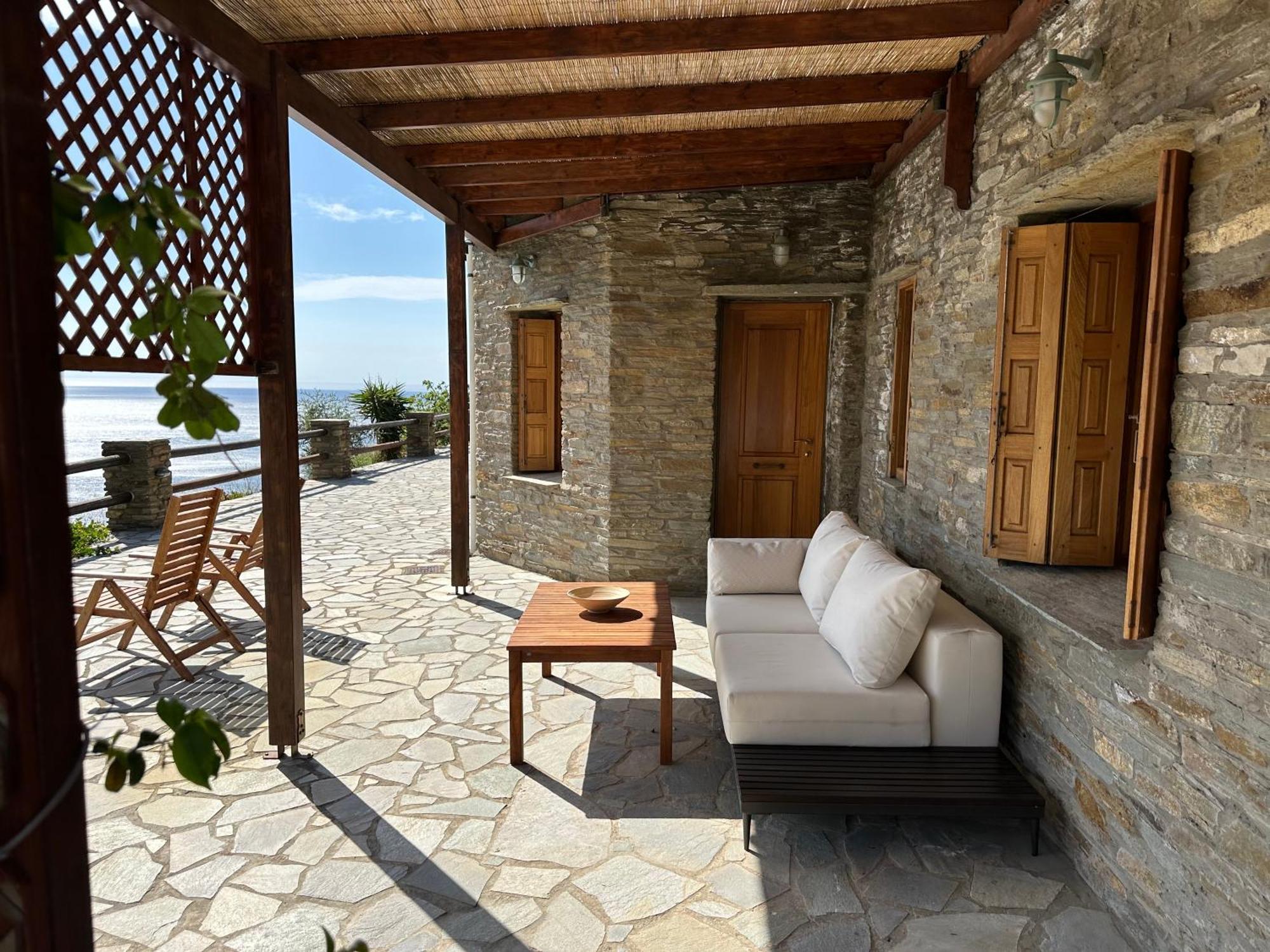 Andros Escape Condos Korthio Exteriör bild